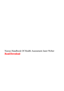 pdfcoffee.com nurses-handbook-of-health-assessment-janet-weberpdf-pdf-free
