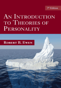 An Introduction to Theories of Personali
