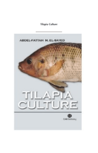 Tilapia Culture - Abdel-Fattah El-Sayed
