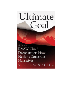 the-ultimate-goal -a-former-ra-vikram-sood