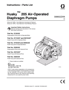 Graco Husky205 manual