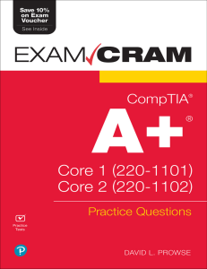 Prowse D. CompTIA A+ Practice Questions Exam Cram Core 1-2 2023