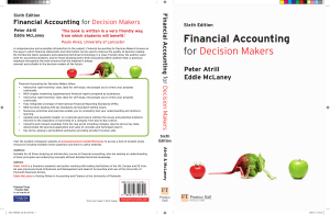 Financial Accounting for Decision Makers 6th ed. (intro txt) - P. Atrill, E. McLaney (Pearson, 2010) BBS