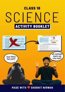 Activity Booklet Science 10th 2023