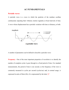 AC Fundamentals: Periodic Waves & Waveform Characteristics