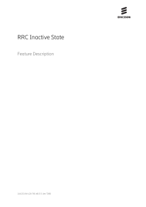 RRC Inactive State