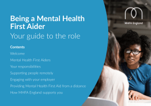 Being a Mental Health First Aider - Your guide to the role (1)