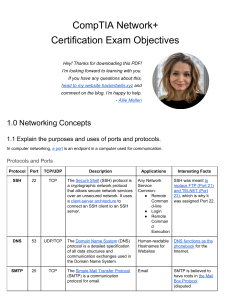 CompTIA+Network++Certification+Exam+Objectives