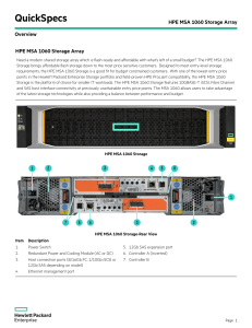 HPE MSA 1060 Storage Array-a00094628enw