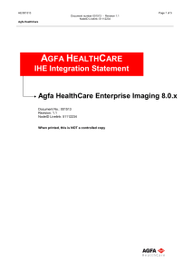 001513 Enterprise Imaging 8.0.x IHE Integration Statement