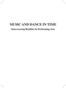 01. Music and dance in time Interweaving Realities In Performing Arts author Jerusalem Academy 