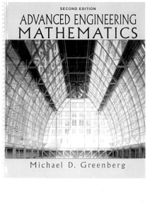 Adv Engg Math 2ed Greenberg