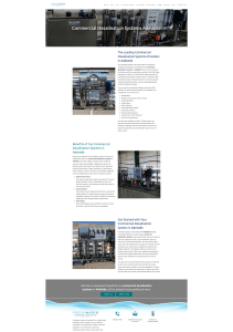  Commercial Desalination Systems Adelaide