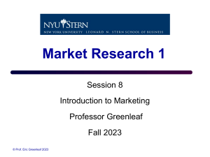 Session 8  - Market Research 1 - Tagged