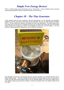 Chapter 38 – The Tiny Generator
