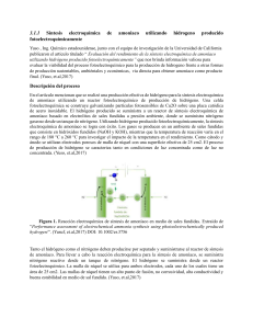 Fotoelectrolisis y plasma para producir H2 como vi directa para la sintesis de NH3