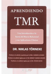 Aprendiendo TMR (Niklas Torneke)