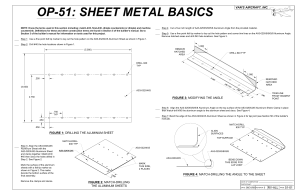 OP-51 - Sheetmetal Basics