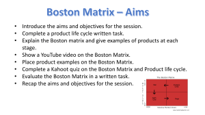 Boston matrix
