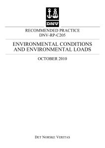 DNV-RP-C205 Environmental Conditions and Environmental Loads 2010