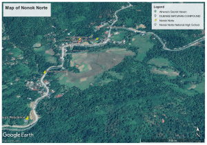 Map of Nonok Norte