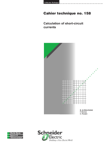 Calculation of short circuit currents.