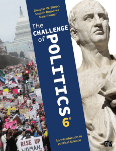 The Challenge of Politics  An Introduction to Political Science