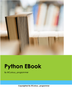 Python Ebook Final