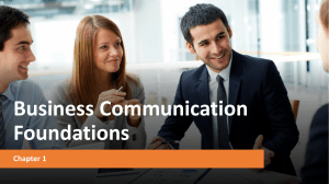 Foundation of Business Communication