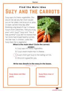 Key.-Main-Idea-Worksheet-Suzy-and-the-Carrots (1)
