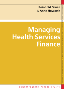 Financial management in health services (Howarth, Anne Gruen, Reinhold) (Z-Library)