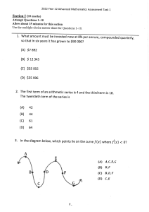 Maths past paper 1