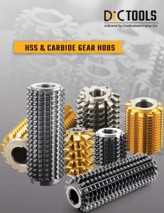 HSS & Carbide Hobs Exporter