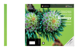 cie Biology Coursebook