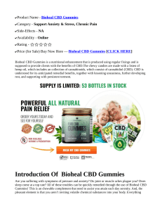 Bioheal CBD Gummies Where To Buy