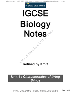 IGCSE-Biology-Notes