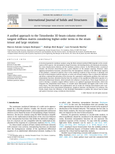 Timoshenko 3D Beam-Column Element Analysis