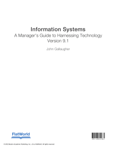 John Gallaugher - Information Systems  A Manager's Guide to Harnessing Technology-FlatWorld (2022)
