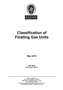 NR542 Classification of Floating Gas Units