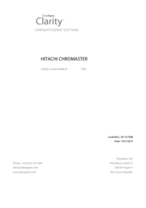 manual hitachi chromaster