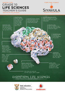 Grade 10 Life Sciences Teacher Guide