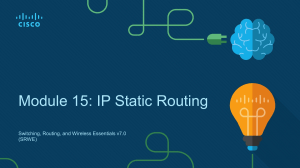 IP Static Routing: Configuration & Types