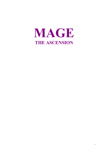 WOD - Mage - The Ascension - Core Rulebook (Text Only)