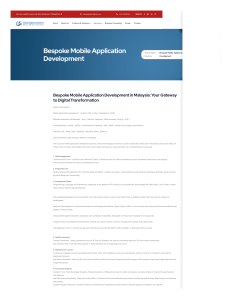 Cloud-based Mobile Apps Development in Malaysia