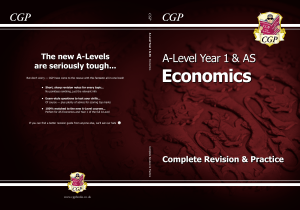 CGP A-Level Year 1  AS Economics by coll