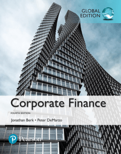 H03 - Extract from Jonathan B Berk; Peter M DeMarzo Corporate Finance