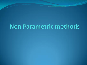 Non Parametric lecture for future consumption