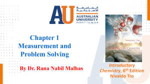 new chapter 1  Measuerment and problem solving