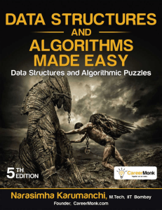 Data Structures and Algorithms Made Easy  Data Structures and Algorithmic Puzzles