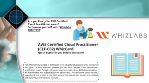 [Whizcard] AWS-Cloud-Practitioner-(CLF-C02)